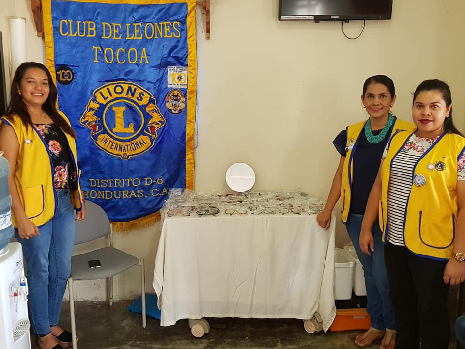 CRICOL colabora con Club de Leones de Tocoa en venta de lentes. -  noticias-cricol - CRICOL - Centro de Rehabilitacion Integral de Colon.